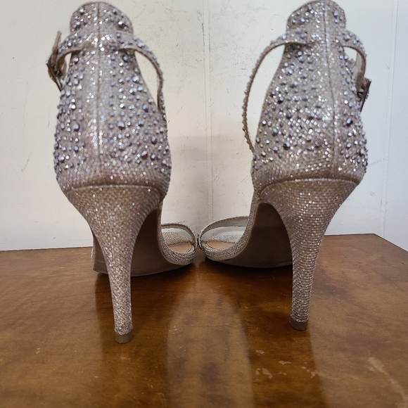 Material Girl Blaire Stiletto Silver Embellished - Picture 3 of 10
